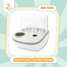 Máy tiệt trùng sấy khô và hâm sữa đa năng Moaz Bebe - MB005